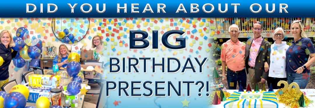 Did You Hear About Our BIG Birthday Present!?!