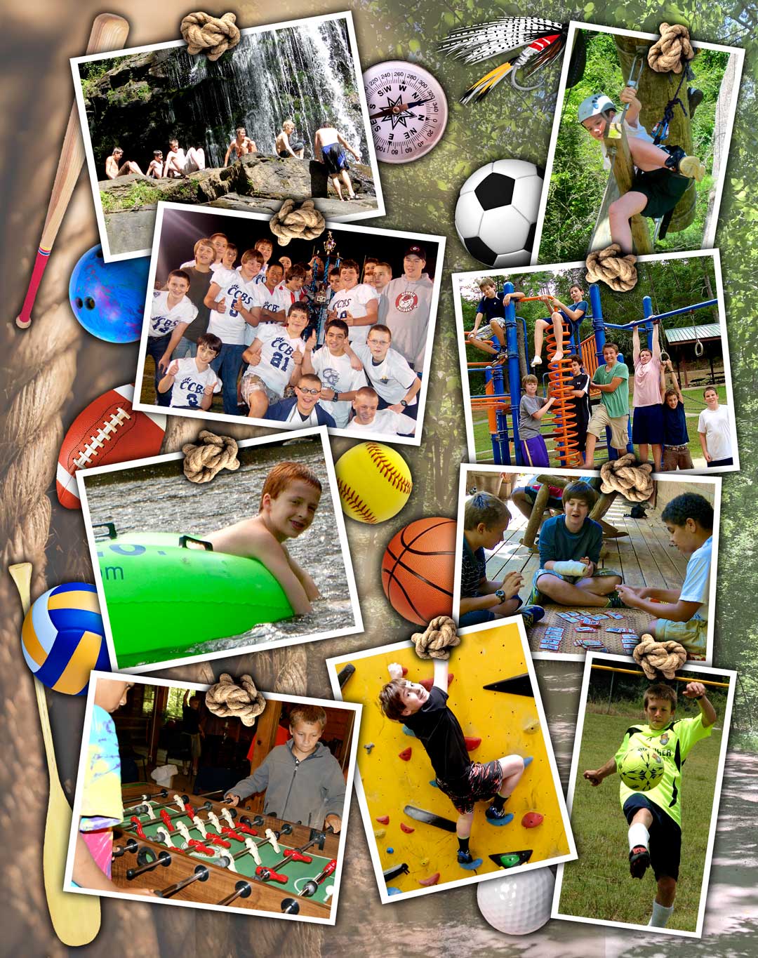 CCBS Health and Recreation Sports Collage